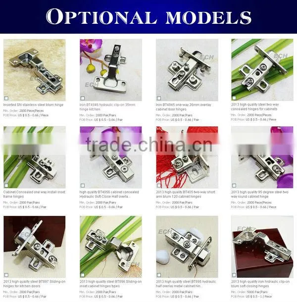Hot sale high quality iron hydraulic hinges for cabinets