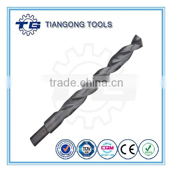 HSS Drill Bits Reduced Shank to 3/8", Roll Forged