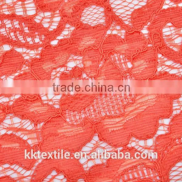 New arrival 25% nylon 75% rayon with gold flower rayon nylon blend fabric