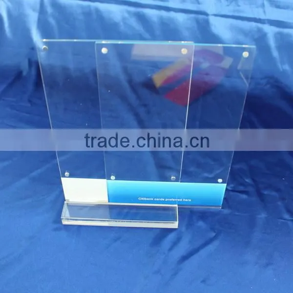 New Products Acrylic Brochure holder, Acrylic Magnetic Sign Holder, Acrylic Tent Card Holder