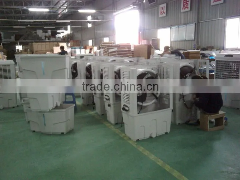 hotel open evaporative air cooler/ low energy air cooler/portable room evaporative air cooler/canteen store party air cooler