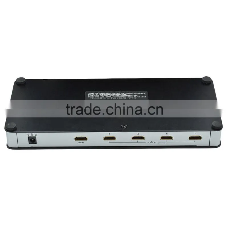 CHEERLINK HDMI V1.4 Splitter 1*4 Full of 2160p 1080p support 3D w/ Remote control - Black
