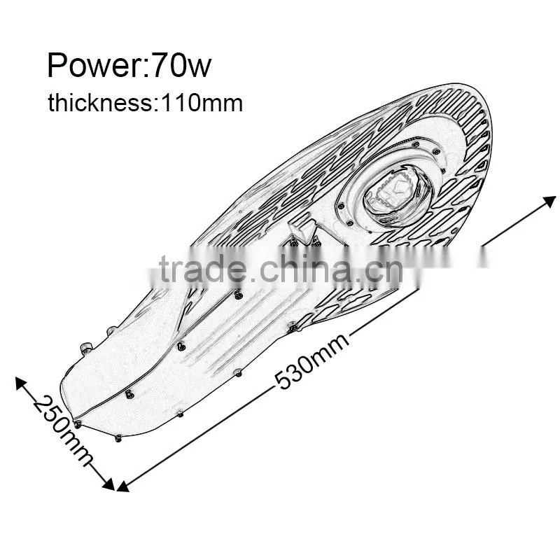 NEW hot sell COB led street light 70w With good price