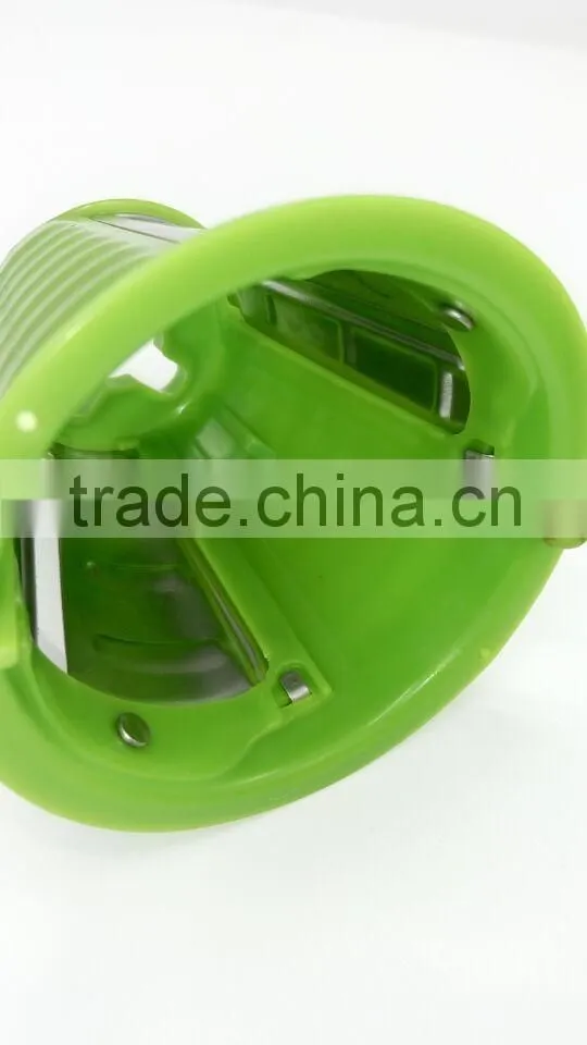 OEM POM plastic funnel overmold stainless steel funnel for Juicer