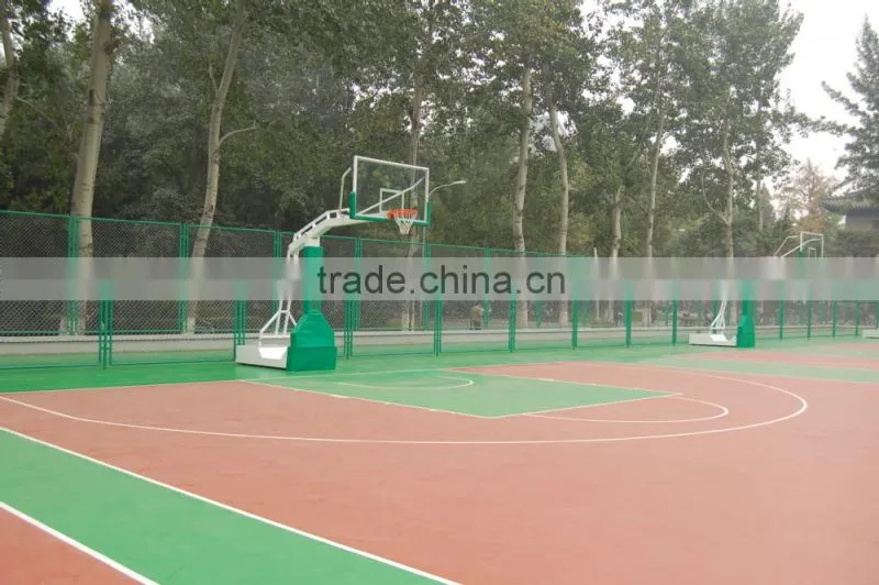 ITF Certified Silicone PU Court Surface for Stadium Volleyball/Basketball/Tennis/Badminton Court