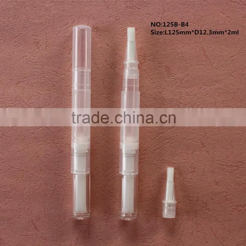 JY 2ml cosmetic twist pen for lip gloss,teeth whiting pen