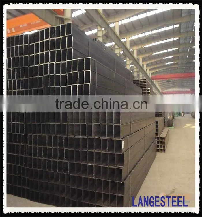 Square steel pipe black square steel pipes/tube