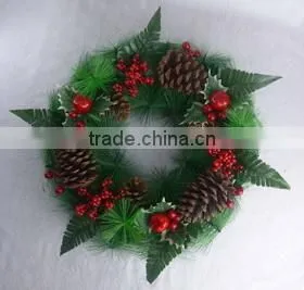 wholesale Decorated Pine needle Artificial Christmas Garland