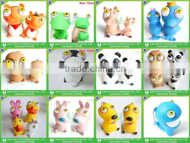 Novelty design eye pop out animal toy gift