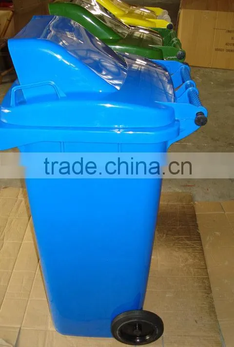BT120B-3 120liter plastic outdoor wheelie waste bin