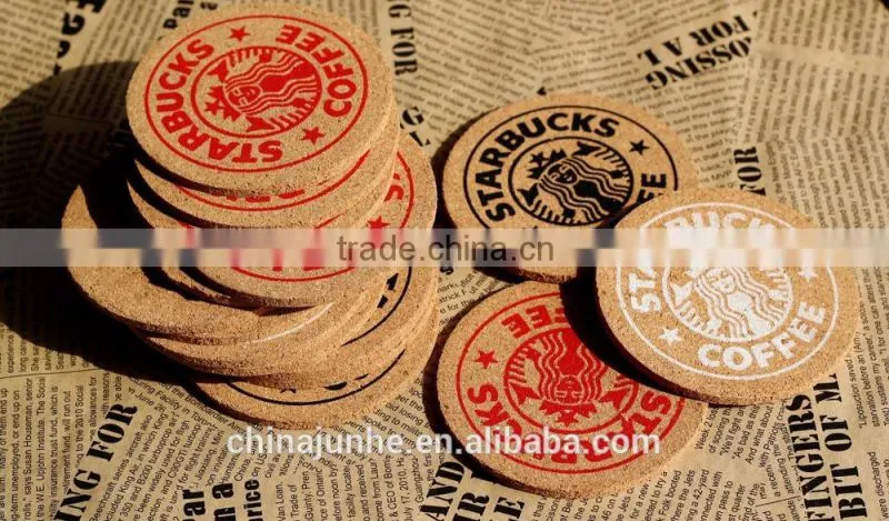 New design cork wood coaster for drink use