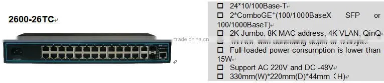GCOM S2600 Series OEM Ethernet Switch Board made in China