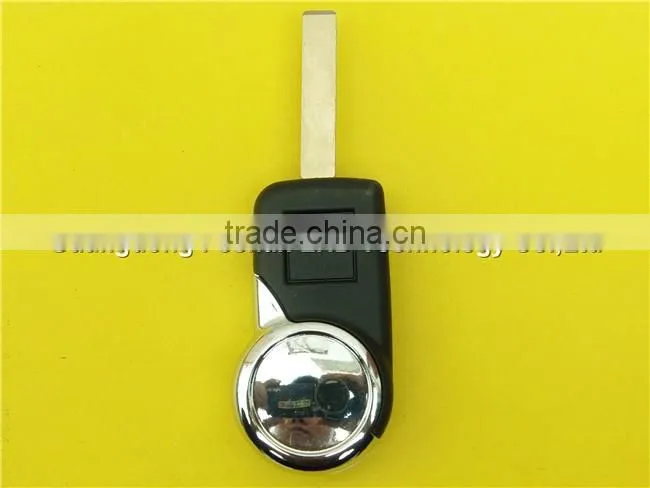New style 2 button flip remote car key case suit for peugeot citroen