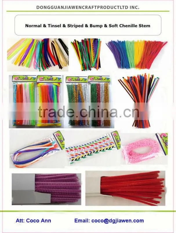 Craft Accessories Chenille stems Bump Chenille Stems