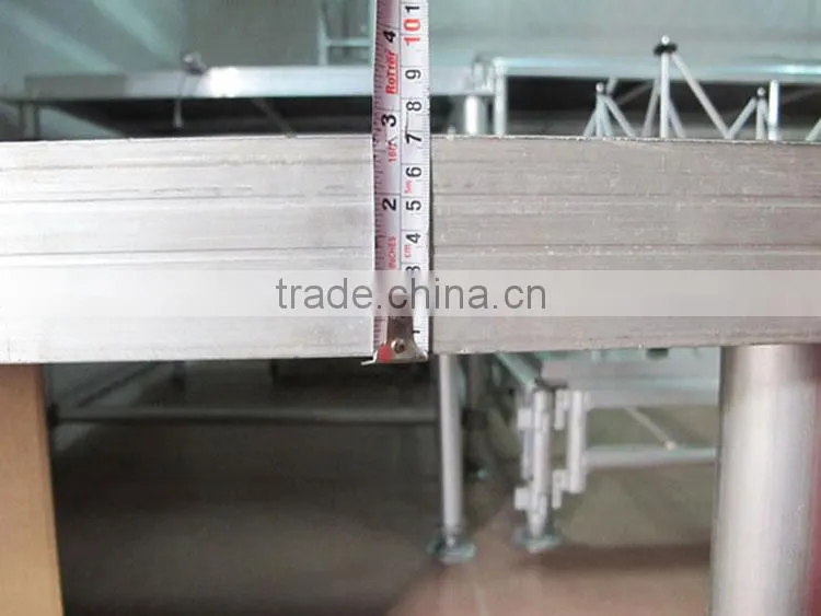 Simple type aluminum portable mini stage