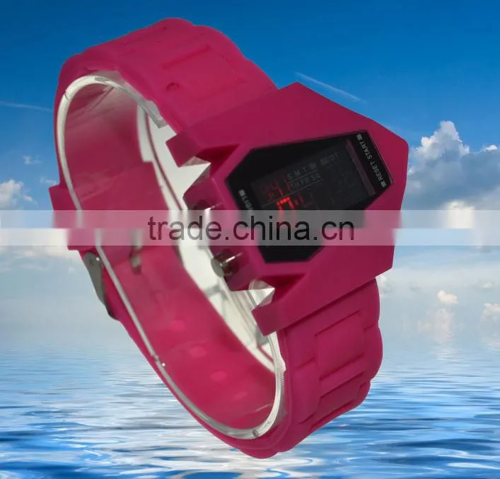 Women Airplane cheap led watch aircraft price bracelet wrist led watch silicone ladys