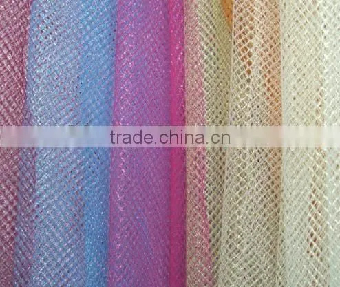 quadrangle mesh wedding dress fabric 20D