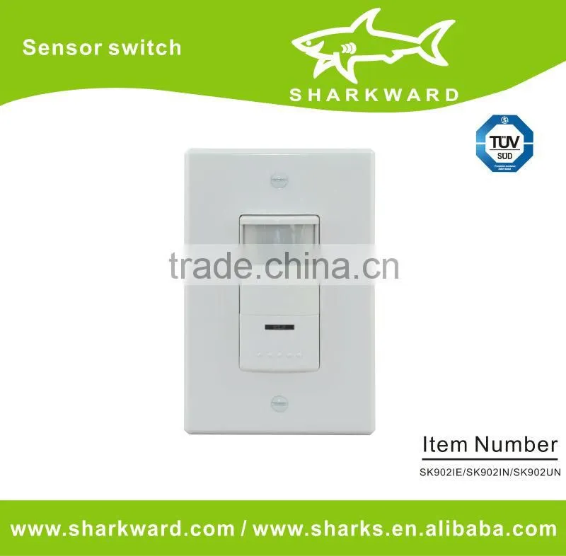 110-277VAC Pir motion sensor light switch SK902IE ,automatic turn off light sensor switch