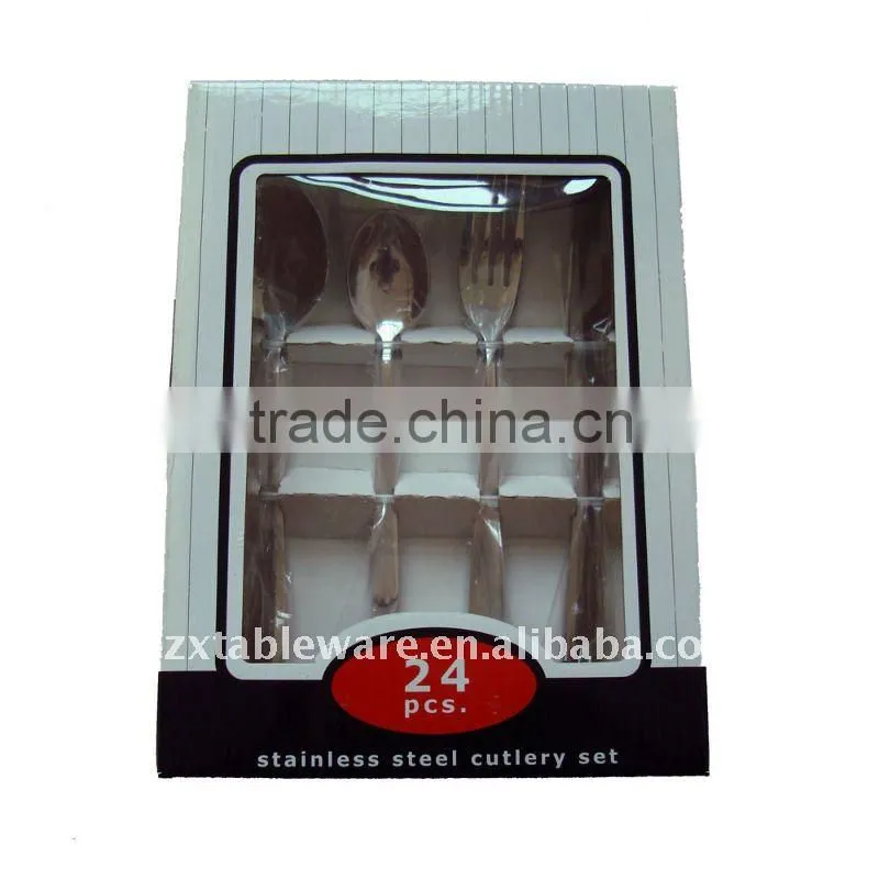 Stainlesss steel fork and spoon set