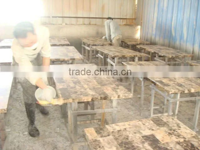 Beggie color Faux Marble Coffee Tables