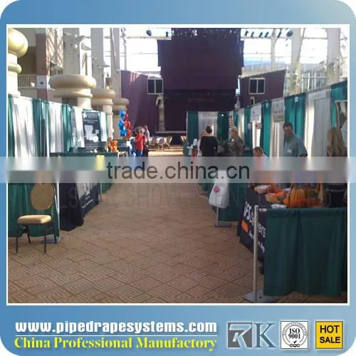 RK High Quality new design portable Pipe and drape trade show booth exhibition display for sale
