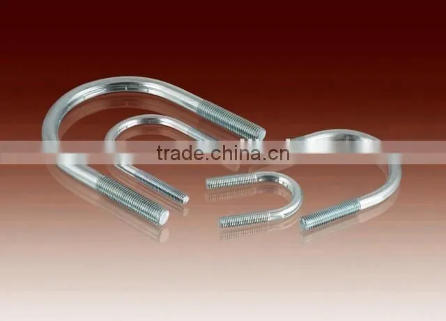 MANUFACTURER SUPPLY HIGH QUALITY ZINC/YELLOW/HOT DIP GALVANIZED STANDATD GRADE4.8/8.8/10.9 U BOLT SIZES