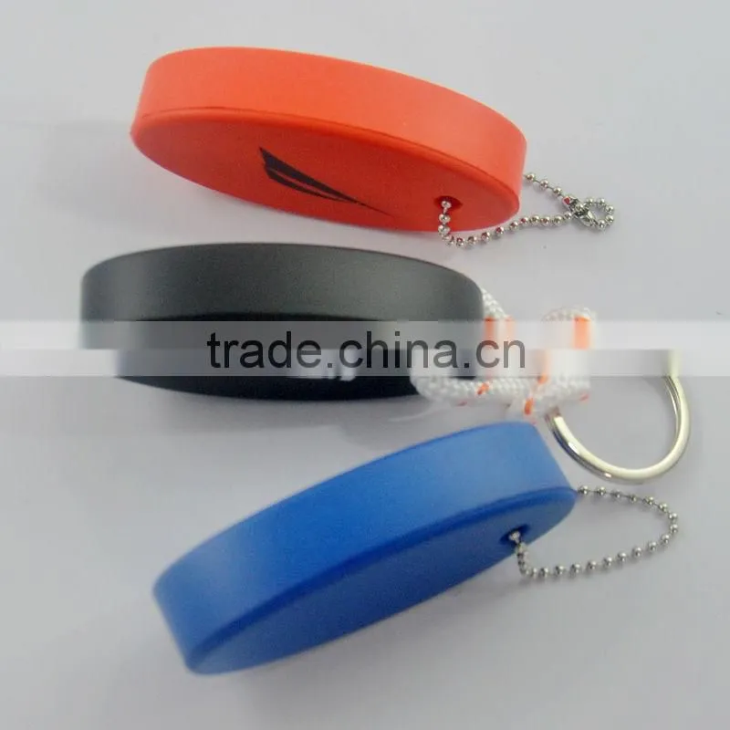 Customized food shaped PU keychain/Floating PU Keychain