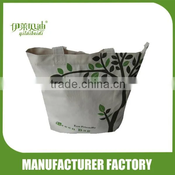 Hot sale promotional material shopping canvas bag