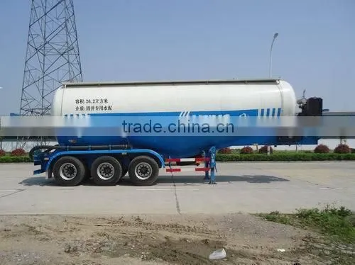 28-60CBM Bulk Powder Tanker Trailer Bulk Cement Tankers For Sale