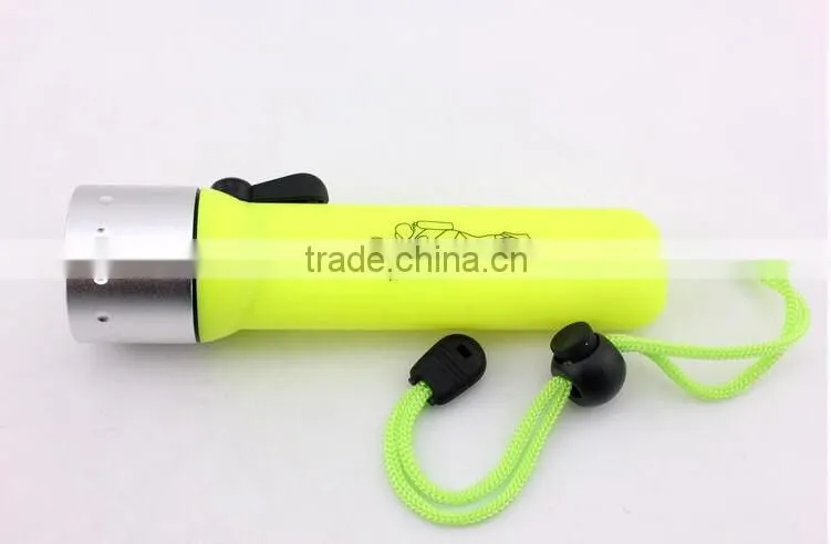 A-OK Underwater 160lumen powed by AA battery led torch depth 50m led diving flashlight