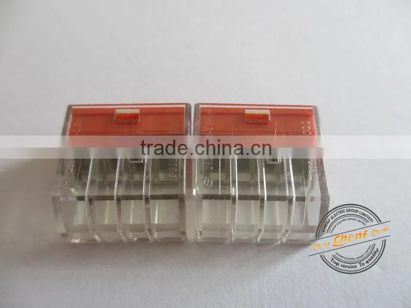 Newest Hot Sell 250v 4 Pin Push Wire Connectors (4 poles)