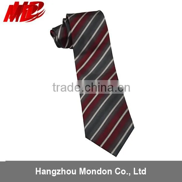 Graduation Silk School Tie With Woven Stripe
