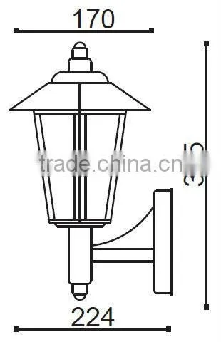Stainless steel wall light outdoor design modern