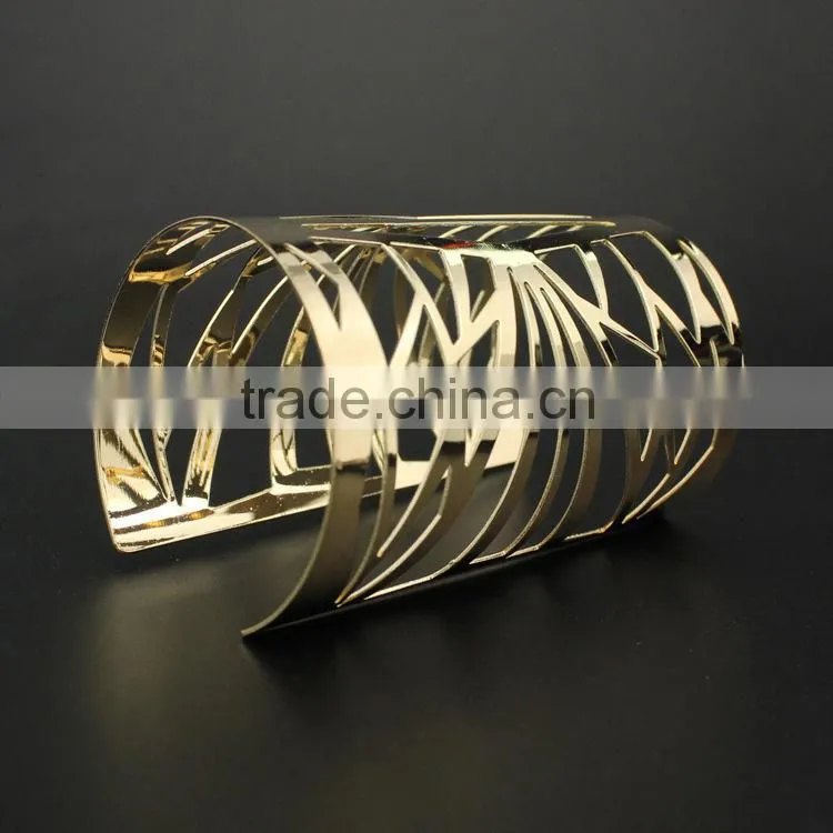 gold metal cuff bracelet blank, heavy metal bracelets