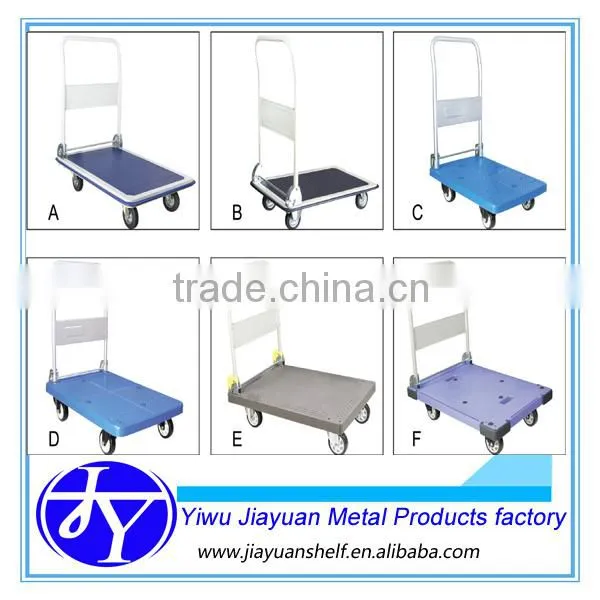 warehouse hand trolley with platform