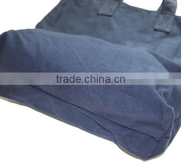 Cheap Custom Made Logo Printed Jute Durable Supermarket Canvas Shopping Bag Factory