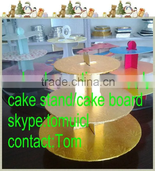 3 tier cardboard cupcake stand