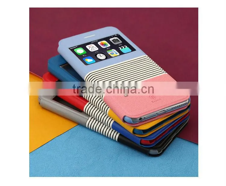 Baseus Stripes Pattern Smart Sliding Function cover for iphone 6 plus