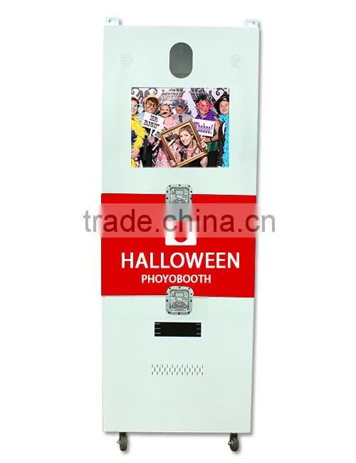 2016 NEW Indoor Application touch screen Photo booth advertising Photo kiosk