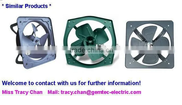 Super quiet industrial heavy duty ventilation fan