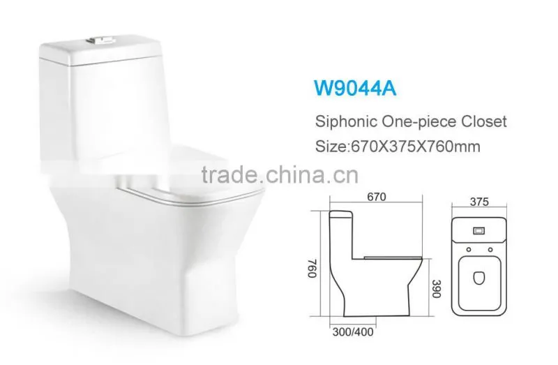 One piece turkish ceramic toilet porcelain new sitting wc