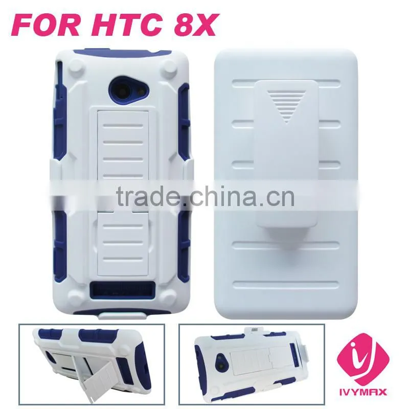 3 in 1 protective covers for phone for HTC 8x
