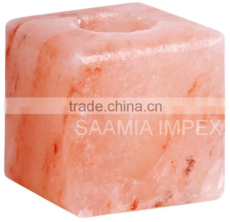 Beautiful Himalayan Salt Crafted Candle Holder