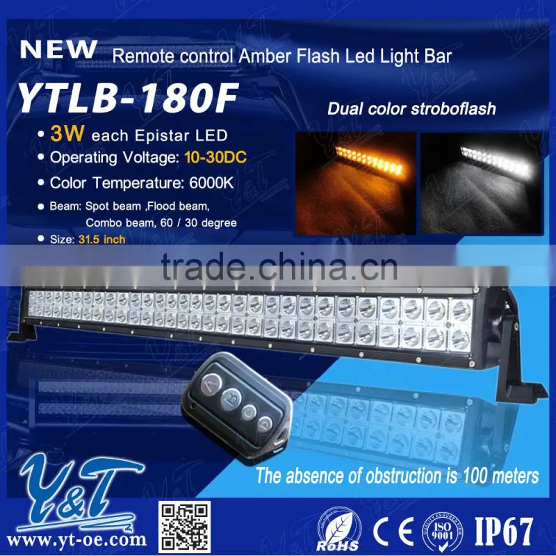 Wholesale night driving amber and white light color 180W Offroad Led Lamp automotive lighting system for JEEP