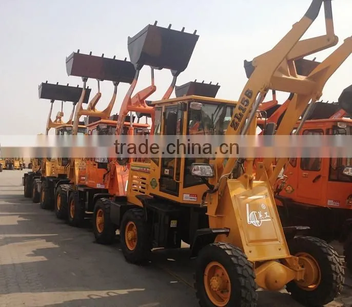 ZL12 wheel loader 1.2 ton small loader