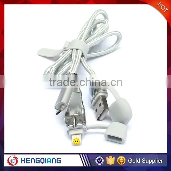 OD Data Cable for Phones,Dual Usb Cable for Cell Phones, 2in1 USB Cable for Cell Phones
