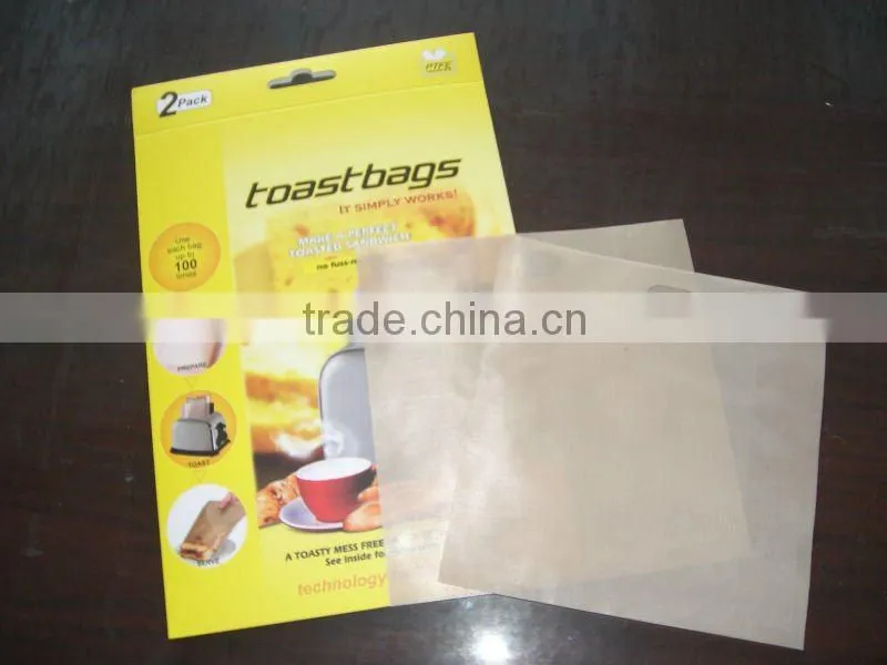 Teflon Bread Heating Bag, Reusable Sandwich bag