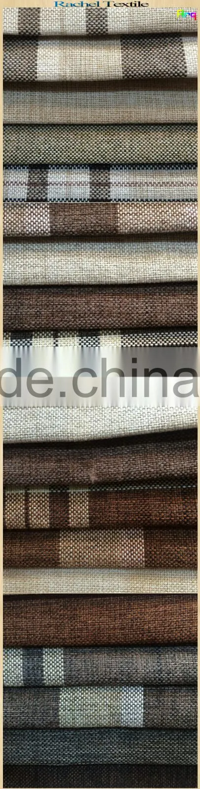 100% polyester sofa fabric with various square pattern design and color european style sofa