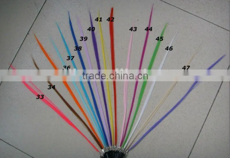pretty cheap colorful synthetic clip in extension crazy color hair extension