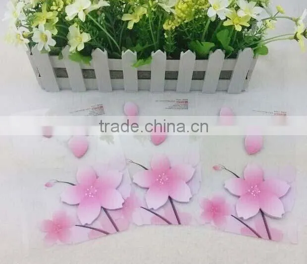 Die Cut decorative sticky notes with PP back